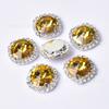Atacado do Fabricante 10, 12, 14, 16 mm Redondo Satélite Strass Borda Costurado à Mão Diamante DIY Acessórios de Cabeça Acessórios de Cabelo Acessórios para Sapatos