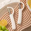 Descascador de aço inoxidável doméstico, descascador multifuncional de frutas e vegetais para cozinha, ferramenta de descascar batata e cenoura