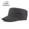 Chapéus de Algodão Novos para Homens para Primavera e Verão, Chapéus de Topo Reto, Chapéus de Proteção Solar para Exterior, Bonés de Baseball Versáteis Casuais, Chapéus Militares para Mulheres