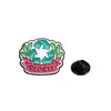 Broche de Protección Ambiental Estilo Europeo y Americano Creativo Transfronterizo Insignia Metálica de Ahorro de Agua Accesorios para Ropa Bolsas