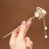Presilhas de Cabelo Exclusivas Estilo Antigo no Atacado, Presilhas de Cabelo Flor de Magnólia, Acessórios de Cabelo com Franjas, Presilhas de Cabelo em Formato de U de Alta Qualidade