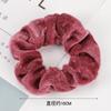 Nova Internet Celebridade Acessórios para o Cabelo Das Mulheres Cor Sólida Pelúcia Alta Elasticidade Intestino Grosso Anel de Cabelo Estilo Coreano Elegante Cabeça Flor All-match Rabo de Cavalo Manchete
