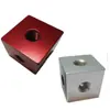 Acero al Carbono Niquelado Hierro Aleación de Aluminio Cuadrada Hexagonal Tuerca Bloque de Fijación Conector Roscado Multilado Accesorio de Fijación de Tres Lados