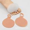 Almofada de silicone para palma da mão dianteira Apple com rosca Oval antiderrapante tamanho médio almofada sebs médica macia anti-dor massagem metade dianteira da almofada