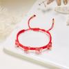 Pulsera de mariposa acrílica transfronteriza europea y americana, nueva y creativa, para mujer, pulsera tejida a mano pequeña y fresca, todo-partido