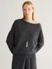 Diseño único, hombros descubiertos, top de punto de lana calado, nuevo cárdigan suelto para mujer, principios de otoño 2026