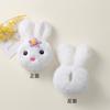 Conejo relleno de algodón, accesorios para muñecas, horquillas, clip Bb, accesorios de joyería, broches de peluche de tela, colgantes para zapatos y calcetines infantiles.