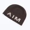 Gorro de Lana Mixta para Adultos, Estilo Igual para Pareja Aim Entity, con Protección para las Orejas, Casual Neutro con Bordes Ligeramente Enrollados