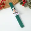 Muñeco de Peluche de Dibujos Animados Anillo a Presión Pulsera de Pareja Regalo para Niños Niñas Navidad Reno Muñeco de Nieve Accesorios Decorativos