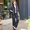 Conjunto casual de primavera para madres, conjunto de dos piezas de chaqueta de primavera/otoño para mediana edad y mayores, talla grande, rejuvenecedor, atuendo versátil