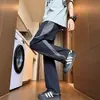 Pantalones Casuales de Secado Rápido con Bloques de Color Estilo Americano para Hombre, Verano 2026 Delgados para Exteriores Funcionales Holgados Versátiles Largos Modernos