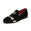 Mocassins dourados com fivela de cabeça de tigre Amazon wishLAZADA tamanho extra grande transfronteiriço em estoque atacado