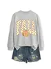 Transfronterizo Talla europea Amazon eBay sitio independiente casual versátil elegante mujer OTOÑO lunares letra mariposa