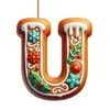 Pendente de Natal Acrílico Plano Desenho Animado Letras Novo Estilo Transfronteiriço
