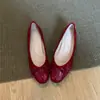 Versión de piel de oveja de bailarinas de corte bajo para mujer, cómodas para pies pequeños, con aumento interno de altura, estilo francés con lazo, adecuadas para combinar con faldas.