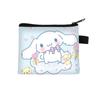Nova bolsa de moedas Sanrio Yugui Dog Cartoon infantil bolsa de cartão de moda para estudantes do ensino fundamental bolsa de armazenamento fofa para homens e mulheres
