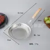Aço Inoxidável Cabo de Madeira Duas Alças Grelhas de Óleo Utensílios Domésticos de Cozinha Rede para Fritar Macarrão Rede de Filtragem para Leite de Soja Suco Venda por Atacado