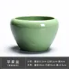 Vaso de Flores Verde Cerâmica Grande Liquidação Forno Phalaenopsis Planta Verde Clivia Doméstico Clorofila Em Vasos Cerâmica Grossa Criativa
