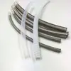 Manguera flexible recubierta de PTFE, resistente a altas y bajas temperaturas, tubo de teflón, resistente a la corrosión, alta presión, trenzado de alambre de acero, manguera de entrada y salida de agua