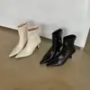 []2026 Botines elásticos de punta fina con tacón de aguja, ajustados, elegantes y nuevos para mujer, un diseño clásico moderno y único