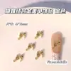 Venda Direta da Fábrica Joias de Liga Metálica Tridimensionais Exquisite para Unhas Estilo Fita Colorida Laço Acessórios para Unhas Femininos