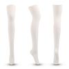 Nuevos calcetines de punto de algodón puro a rayas de color liso para otoño e invierno, conjunto de calcetines hasta la rodilla, tendencia japonesa y coreana, venta directa de fábrica