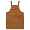 Delantal con Logo, Algodón Lavado, Usable con Tirantes Anchos, Adecuado para Decoradores de Pastelerías, Catering, 100% Algodón, Ropa de Trabajo para el Hogar