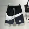 Pantalones cortos de verano para hombre, de marca moderna, con colores a juego, holgados y combinables, para uso casual, deportivos, de secado rápido, para playa.