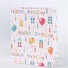 3# Mediano 25 Nueva Bolsa de Papel Kabi Bala a Cuadros de Dibujos Animados Bolsa de Regalo Ropa Cosméticos Bolsa de Cuerda de Mano Bolsa de Compras
