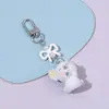 Lindo Llavero de Koala Afelpado con Decoración de Moño de Perlas, Llavero de Encanto para Bolso Adorable y a la Moda para Chicas