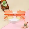Gafas de Sol Modelo Nuevo 2026 Estilo Peppa Pig, Gafas de Sol sin Marco de una Sola Pieza, Gafas de Sol Lindas de Cerdo Transfronterizas