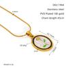 Colgante de Tulipán Retro Francés Pintado al Óleo para Mujer, Diseño Nicho, Elegante Collar de Cadena para Clavícula de Acero de Titanio para Mujer