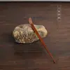 Antiguidade chinesa bambu colheita de chá colher de chá artesanal bife de chá colher de chá estilo japonês conjunto de chá kung fu cerimônia do chá zero com colher de chá