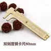 (Una generación de cabello) Wen play pinza de cobre portátil mini nonio. Pinza Industrial Mini Pequeña 80mm