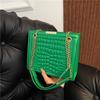 Bolso de Cadena con Patrón de Cocodrilo de Gran Capacidad 2024 Otoño Nuevo Bolso de Moda para Mujer Hombro Cruzado Bolso Tote Casual