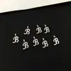 26 letras inglesas aleación colgante diy pulsera collar pendientes accesorios de joyería fabricantes de colgantes en stock venta al por mayor