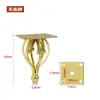 Pies de Sofá de Línea Retorcida de Lujo Ligero Pies de Mesa de Centro Huecos Accesorios de Ferretería para Muebles Pies de Gabinete Soportes para Pies de Gabinete de TV