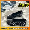 Zapatos Mary Jane Retro Franceses para Mujer 2026 Nueva Llegada Diseño de Patchwork de Lunares Corte Bajo Tacón Medio Zapatos de Una Sola Pieza Salida de Estudiante