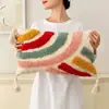 Nórdico Ins Mismo Estilo Algodón Lona Almohada Funda de Almohada Sala de Estar Sofá Cojín Sala Modelo Cojín Bordar Habitación