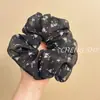 Goma para el pelo floral estilo coreano para mujer, Diadema de alta gama para coleta media, Nueva banda elástica para el pelo