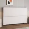 Cabecero de Estilo Minimalista Moderno Extremadamente Estrecho, Se Vende por Separado, Panel de Respaldo de Madera Maciza, Cabecero Integrado de Pie Tapizado Suave, Cuero de Garra de Gato, Otros
