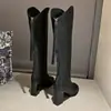 Botas de Cavaleiro para Alongar as Pernas para Mulheres, Botas da Moda Acima do Joelho para Mulheres, Novo Estilo Outono e Inverno 2025, Botas de Salto Alto Plataforma