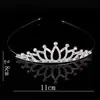Diadema Metálica con Pedrería Japonesa y Coreana Corona de Princesa para Niños Performance de Baile Cumpleaños Diadema para Niña