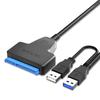Cable Adaptador USB 3.0 a Sata para Disco Duro Fácil de 2.5 pulgadas 3.5 pulgadas para Computadora Portátil Unidad Mecánica de Estado Sólido de Alta Velocidad