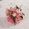 Directo de fábrica hortensia vintage flor artificial rosa redonda grande flor artificial decoración de sala de estar decoración de mesa de comedor accesorios de fotografía