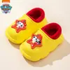 (Estrictamente seleccionado) Pantuflas de Algodón para Niños Paw Patrol para Niños y Niñas, Nuevos Zapatos de Algodón Impermeables, Zapatos de Algodón Antideslizantes con Cubierta para el Talón