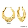 Pendientes Clásicos Europeos y Americanos en Forma de C Transfronterizos, Pendientes Metálicos Creativos de Estilo Fresco de Moda Personalizados, Pendientes de Acero Inoxidable para Mujer