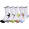 Calcetines Deportivos Profesionales para Exteriores, Calcetines de Pluma para Tenis, Calcetines con Hilo Reflectante para Ciclismo, Calcetines Transpirables Absorbentes de Sudor para Correr Maratón para Hombres y Mujeres