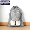 Bolsa à Prova de Poeira para Armazenamento de Sapatos, Anti-mofo, À Prova de Umidade, Bolsa com Fechamento de Cordão, Bolsa Organizadora de Sapatos para Dormitório Estudantil, Capa Transparente para Sapatos de Viagem