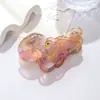 Presilha de Cabelo Acetato Novo Estilo Oceano Caranguejo e Estrela do Mar com Design de Alta Qualidade, Pinça de Cabelo Shark Clip de Luxo Leve Acessório de Cabelo para Mulheres